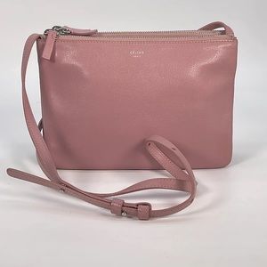 Celine Mauve Leather Trio Crossbody
Bag